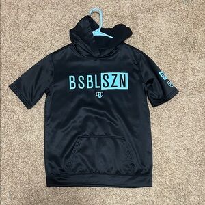 Baseball Lifestyle 101, BSBL-SZN Short Sleeve Hoodie